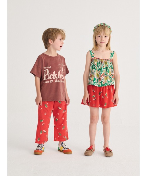 BOBO CHOSES（ボボショーズ）の「Pickles The Dog T-shirt（Tシャツ/カットソー・キッズ・ブラウン・2-3YEAR/4-5YEAR/6-7YEAR/8YEAR/10YEAR）」の5枚目の写真