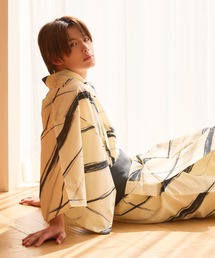 sugar nine（シュガーナイン）の「メンズ浴衣3点セット（浴衣・帯・下駄）（浴衣）」