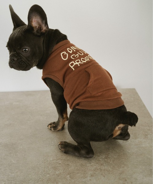 common gull products.(コモンガルプロダクツ)の「ほたて色のcommon gull products. tee(ペットウェア・レディース・ネイビー/サックスブルー系/ブラウン系・LARGE/MEDIUM/X-LARGE/SMALL)」の2枚目の写真