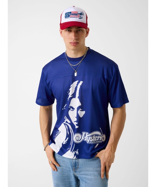 GUESS JEANS✖️ヒステリックグラマーのメッシュTシャツ GUESS JEANS × HYSTERIC GLAMOUR Mesh Tee 半袖Tシャツ | GUESS(ゲス