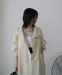 Pqran（クラン）の「シアートレンチ（トレンチコート）」