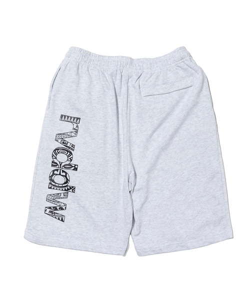 reversal.dogi.design.works(リバーサル・ドーギ・デザイン・ワークス)の「<reversal/リバーサル>MAORI SWEAT SHORTS(スウェットパンツ・メンズ・ブラック/アッシュ・X-LARGE/LARGE/MEDIUM)」の2枚目の写真