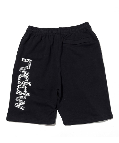 reversal.dogi.design.works(リバーサル・ドーギ・デザイン・ワークス)の「<reversal/リバーサル>MAORI SWEAT SHORTS(スウェットパンツ・メンズ・ブラック/アッシュ・X-LARGE/LARGE/MEDIUM)」の3枚目の写真
