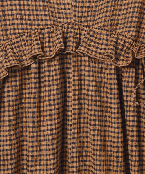 niko and...（ニコアンド）の「DRYクシュイージロンパ－ス（つなぎ/オールインワン・レディース・ダークブラウン/キャメル/スモーク/イエロー/ブラック・FREE）」の15枚目の写真