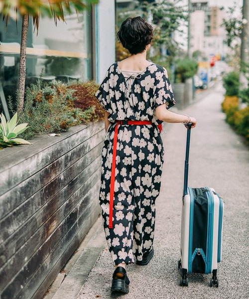 niko and...（ニコアンド）の「DRYクシュイージロンパ－ス（つなぎ/オールインワン・レディース・ダークブラウン/キャメル/スモーク/イエロー/ブラック・FREE）」の21枚目の写真