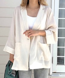 Q（キュー）の「ハイツイストシアードルマンジャケット（テーラードジャケット）」