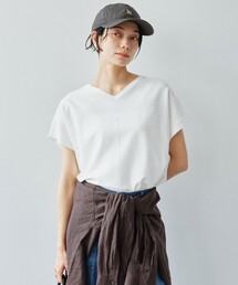 green label relaxing（グリーンレーベルリラクシング）の「Vネック プルオーバー ニット ウォッシャブル 接触冷感 UVカット（ニット/セーター）」