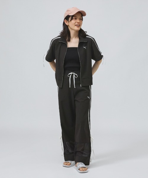 PUMA（プーマ）の「【別注】プーマ PUMA リネンミックスマテリアル PT 限定コラボ（その他パンツ・レディース・ブラック/スモークピンク/ブルー・S/M/L）」の18枚目の写真