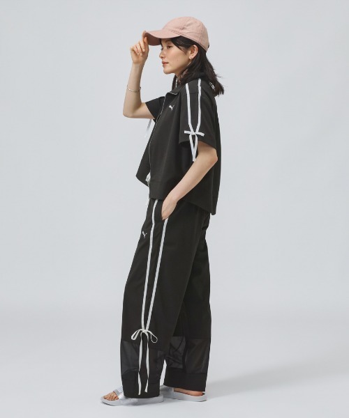 PUMA（プーマ）の「【別注】プーマ PUMA リネンミックスマテリアル PT 限定コラボ（その他パンツ・レディース・ブラック/スモークピンク/ブルー・S/M/L）」の19枚目の写真