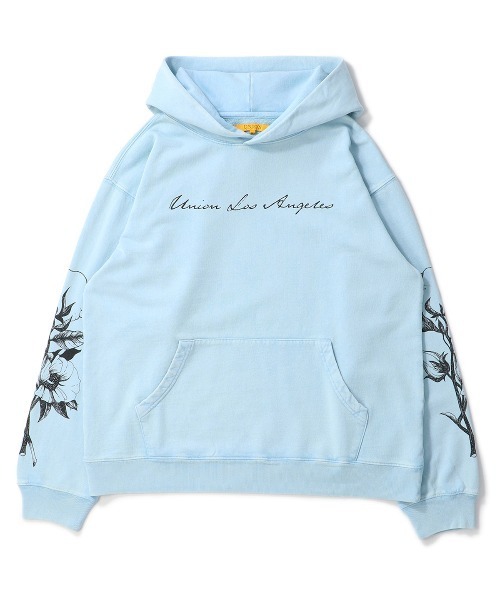 UNION(UNION TOKYO)(ユニオン)の「UNION TOKYO GOSSYPIUM HOOD ユニオントーキョー フーディ パーカー(パーカー・メンズ・ライトブルー・L/M)」の1枚目の写真