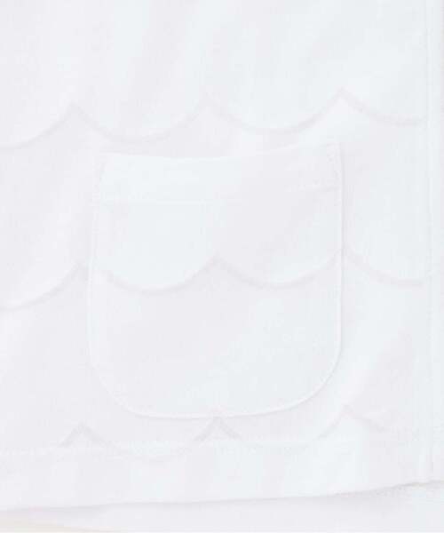 kate spade new york kids(ケイトスペードニューヨーク)の「【人気商品再入荷】【直営店で取り扱い無し】トドラー スカラップオパールパーカ(パーカー・キッズ・オフホワイト・130cm/120cm)」の5枚目の写真