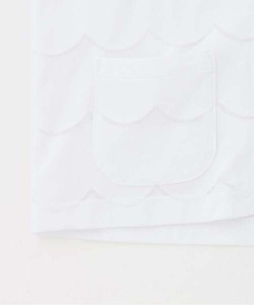 kate spade new york kids(ケイトスペードニューヨーク)の「【人気商品再入荷】【直営店で取り扱い無し】トドラー スカラップオパールパーカ(パーカー・キッズ・オフホワイト・130cm/120cm)」の6枚目の写真