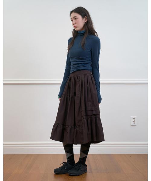 NOCONTENT（ノーコンテント）の「286. アンバランススカート _ ブラウン（スカート・レディース・その他・SMALL/MEDIUM）」の2枚目の写真