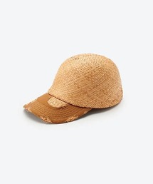 KIJIMA TAKAYUKI（キジマ　タカユキ）の「【KIJIMA TAKAYUKI】RAFFIA&DUCK BB CAP（キャップ）」