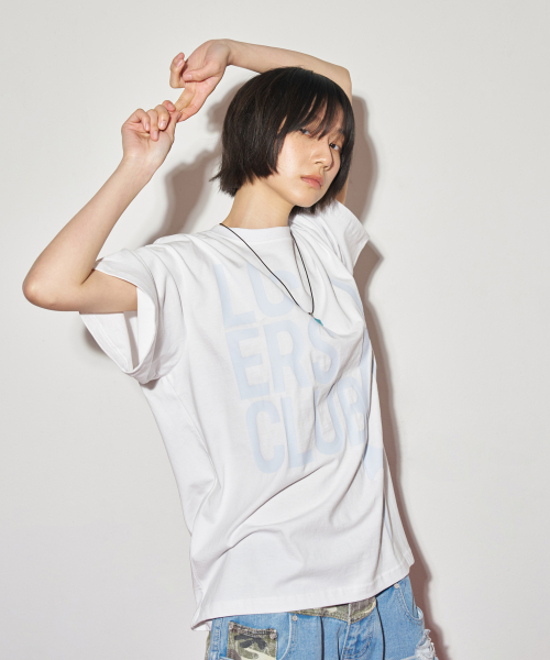 LOSERS CLUB（ルーザーズクラブ）の「ロゴ半袖Tシャツホワイト（Tシャツ/カットソー・レディース・その他・MEDIUM/LARGE）」の3枚目の写真