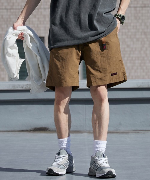 Gramicci（グラミチ）の「Gramicci/グラミチ NYLON PACKABLE G-SHORT ナイロン パッカブル G-ショーツ ポケッタブル 携帯用 ハーフパンツ 2026年 夏 夏服（その他パンツ・メンズ・ブラック/オリーブ/イエロー/ライトグリーン/アイボリー/ダークパープル/グレー系その他/チョコ/ブラウン系その他/ブルー系その他/オレンジ系その他/プラム/ライトベージュ/ブラウン系その他2/ブルー系その他2/ブルー系その他3・S/L/XL/XXL/M）」の5枚目の写真