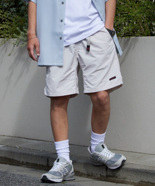Gramicci（グラミチ）の「Gramicci/グラミチ NYLON PACKABLE G-SHORT ナイロン パッカブル G-ショーツ ポケッタブル 携帯用 ハーフパンツ 2026年 夏 夏服（その他パンツ・メンズ・ブラック/オリーブ/イエロー/ライトグリーン/アイボリー/ダークパープル/グレー系その他/チョコ/ブラウン系その他/ブルー系その他/オレンジ系その他/プラム/ライトベージュ/ブラウン系その他2/ブルー系その他2/ブルー系その他3・S/L/XL/XXL/M）」の2枚目の写真