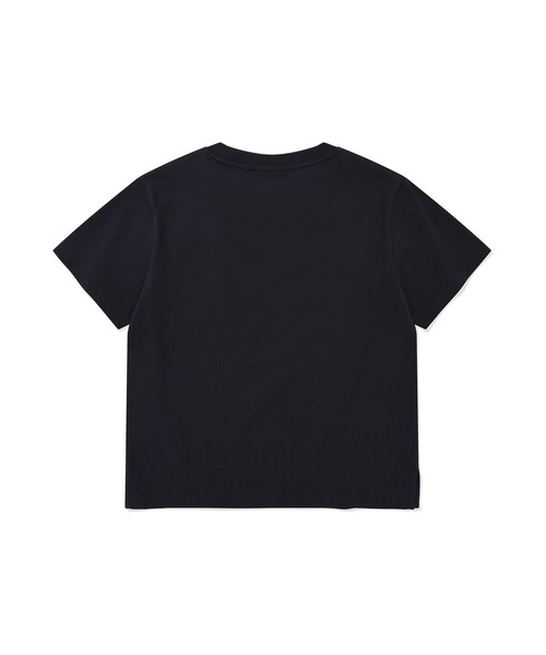 Wacky WiLLy(ワッキーウィリー)の「WOMEN'S CHECK LILY SEMI CROP SHORT SLEEVE T-SHIRT(Tシャツ/カットソー・レディース・ホワイト/ネイビー/オートミール・SMALL/MEDIUM)」の17枚目の写真