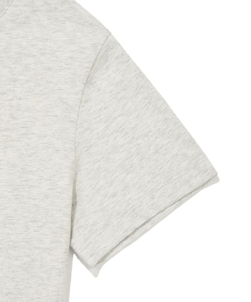 Wacky WiLLy(ワッキーウィリー)の「WOMEN'S CHECK LILY SEMI CROP SHORT SLEEVE T-SHIRT(Tシャツ/カットソー・レディース・ホワイト/ネイビー/オートミール・SMALL/MEDIUM)」の14枚目の写真