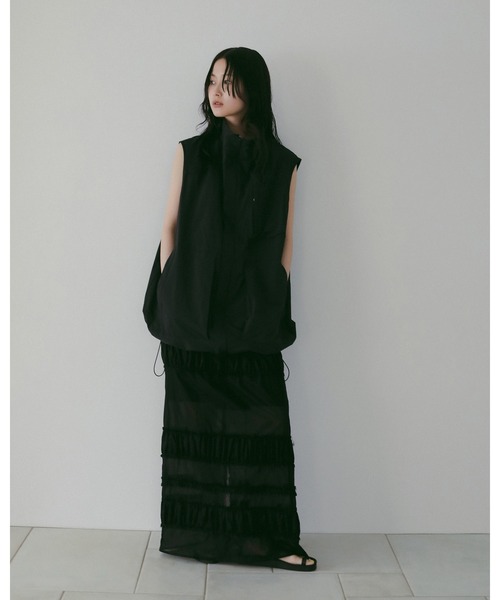 Standcollar Pocket Vest（ベスト）｜anuke（アンヌーク）の