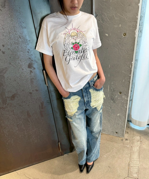 nancy/ナンシー】 ETERNALLY GRATEFUL TEE（Tシャツ/カットソー