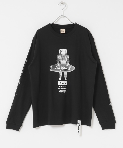 THE GOODLAND MARKET（ザグッドランドマーケット）の「That’s　The Long Tee (No plan B)（Tシャツ/カットソー・メンズ・ホワイト/ブラック・X-LARGE/FREE/MEDIUM/LARGE）」の2枚目の写真