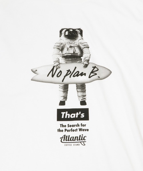 THE GOODLAND MARKET（ザグッドランドマーケット）の「That’s　The Long Tee (No plan B)（Tシャツ/カットソー・メンズ・ホワイト/ブラック・X-LARGE/FREE/MEDIUM/LARGE）」の4枚目の写真