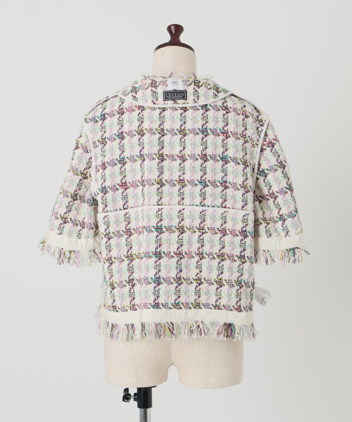 IENA LA BOUCLE(イエナラブークル)の「IENA LA BOUCLE LINTONカラーツィードボレロジャケット(その他アウター・レディース・オフホワイト・FREE)」の22枚目の写真