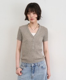 NUJOH | Henley Rib Knit Top / ヘンリーリブニットトップス(ニット/セーター)
