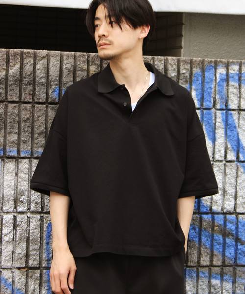 NAMELESSNESS / ネームレスネス Pique Knit ポロシャツ（ポロシャツ