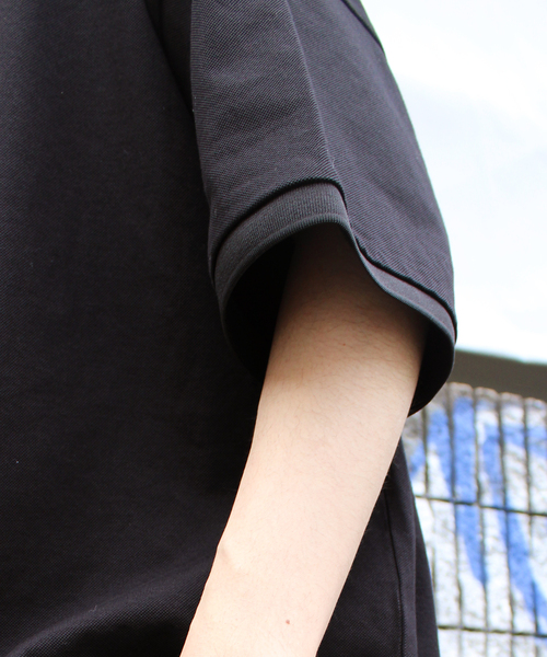 WISM(ウィズム)の「NAMELESSNESS / ネームレスネス Pique Knit ポロシャツ(ポロシャツ・メンズ・ブラック/ブラウン・3/2)」の13枚目の写真