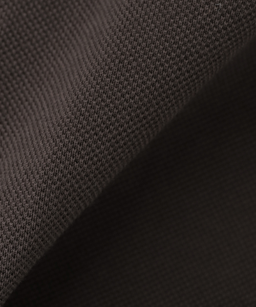 WISM(ウィズム)の「NAMELESSNESS / ネームレスネス Pique Knit ポロシャツ(ポロシャツ・メンズ・ブラック/ブラウン・3/2)」の6枚目の写真
