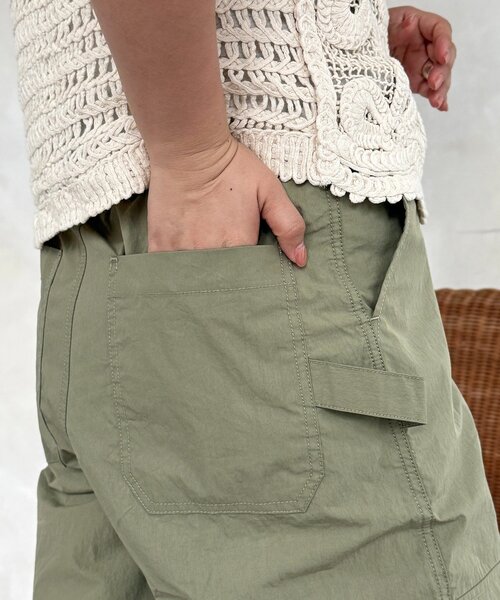 CPCM(シーピーシーエム)の「アソートイージーカーゴパンツ(その他パンツ・レディース・ブラック系その他/ブラック/カーキ/ホワイト・FREE)」の14枚目の写真