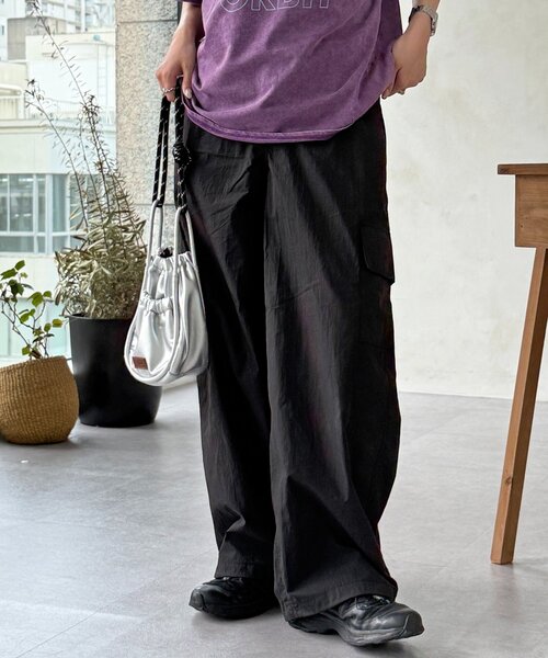 CPCM(シーピーシーエム)の「アソートイージーカーゴパンツ(その他パンツ・レディース・ブラック系その他/ブラック/カーキ/ホワイト・FREE)」の15枚目の写真