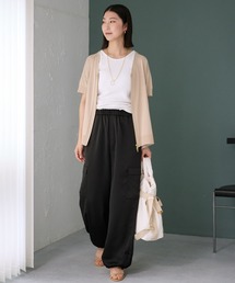 BARNYARDSTORM | BARNYARDSTORM / ZIPカーデ×サテンカーゴ【一部店舗限定 / WEB限定サイズ】PETIT&TALL(セットアップ)