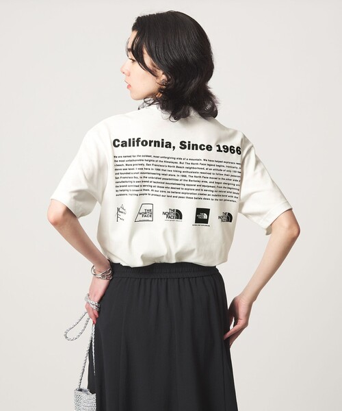 THE NORTH FACE（ザノースフェイス）の「【WEB限定】＜THE NORTH FACE＞ショートスリーブ ヒストリカル ロゴ Tシャツ（Tシャツ/カットソー・レディース・オフホワイト/ブラック/ライトグレー・S）」の2枚目の写真
