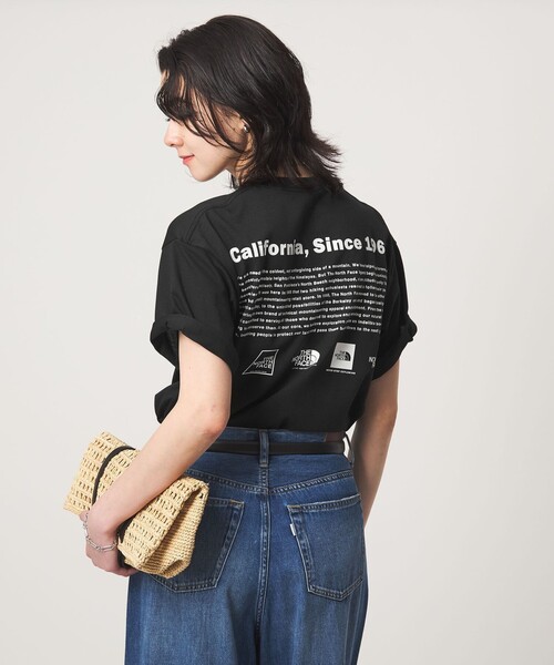 THE NORTH FACE（ザノースフェイス）の「【WEB限定】＜THE NORTH FACE＞ショートスリーブ ヒストリカル ロゴ Tシャツ（Tシャツ/カットソー・レディース・オフホワイト/ブラック/ライトグレー・S）」の4枚目の写真