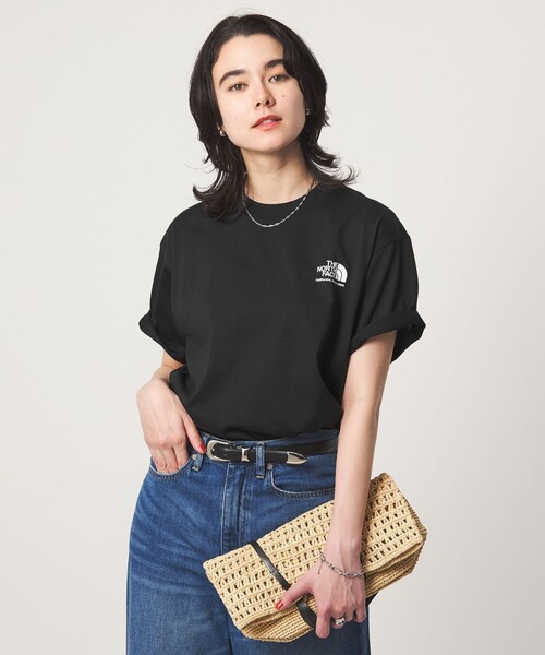 THE NORTH FACE（ザノースフェイス）の「【WEB限定】＜THE NORTH FACE＞ショートスリーブ ヒストリカル ロゴ Tシャツ（Tシャツ/カットソー・レディース・オフホワイト/ブラック/ライトグレー・S）」の5枚目の写真