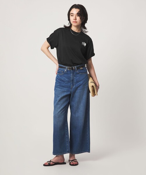 THE NORTH FACE（ザノースフェイス）の「【WEB限定】＜THE NORTH FACE＞ショートスリーブ ヒストリカル ロゴ Tシャツ（Tシャツ/カットソー・レディース・オフホワイト/ブラック/ライトグレー・S）」の6枚目の写真