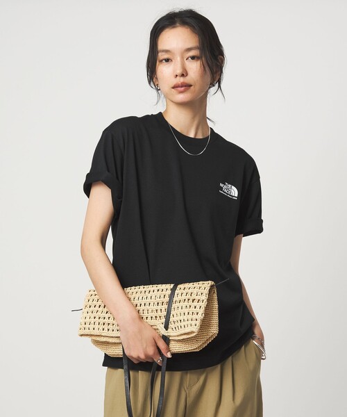 THE NORTH FACE（ザノースフェイス）の「【WEB限定】＜THE NORTH FACE＞ショートスリーブ ヒストリカル ロゴ Tシャツ（Tシャツ/カットソー・レディース・オフホワイト/ブラック/ライトグレー・S）」の9枚目の写真