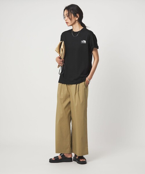 THE NORTH FACE（ザノースフェイス）の「【WEB限定】＜THE NORTH FACE＞ショートスリーブ ヒストリカル ロゴ Tシャツ（Tシャツ/カットソー・レディース・オフホワイト/ブラック/ライトグレー・S）」の11枚目の写真