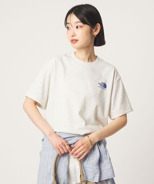 THE NORTH FACE（ザノースフェイス）の「【WEB限定】＜THE NORTH FACE＞ショートスリーブ ヒストリカル ロゴ Tシャツ（Tシャツ/カットソー・レディース・オフホワイト/ブラック/ライトグレー・S）」の13枚目の写真