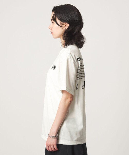 THE NORTH FACE（ザノースフェイス）の「【WEB限定】＜THE NORTH FACE＞ショートスリーブ ヒストリカル ロゴ Tシャツ（Tシャツ/カットソー・レディース・オフホワイト/ブラック/ライトグレー・S）」の21枚目の写真