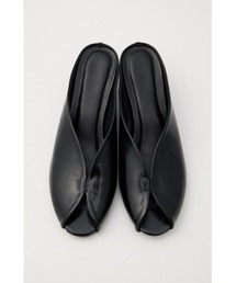 MOUSSY（マウジー）の「OPEN TOE SQUARE HEEL ミュール（サンダル）」