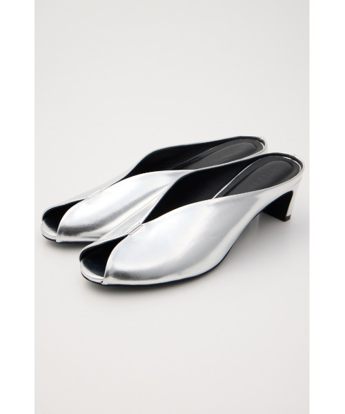 MOUSSY(マウジー)の「OPEN TOE SQUARE HEEL ミュール(サンダル・レディース・シルバー/ブラック・LARGE/MEDIUM/SMALL)」の14枚目の写真