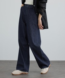 KURO | 【KURO for SALON(クロ)】別注EASY TUCK DENIM INDIGO / デニムパンツ(デニムパンツ)