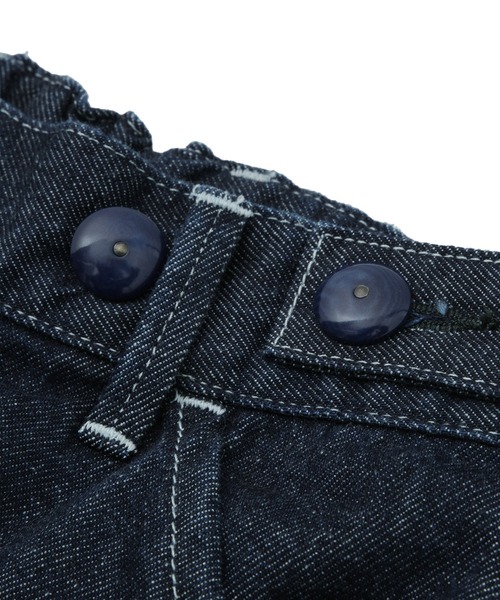 KURO(クロ)の「【KURO for SALON(クロ)】別注EASY TUCK DENIM INDIGO / デニムパンツ(デニムパンツ・レディース・ネイビー・1/0)」の14枚目の写真