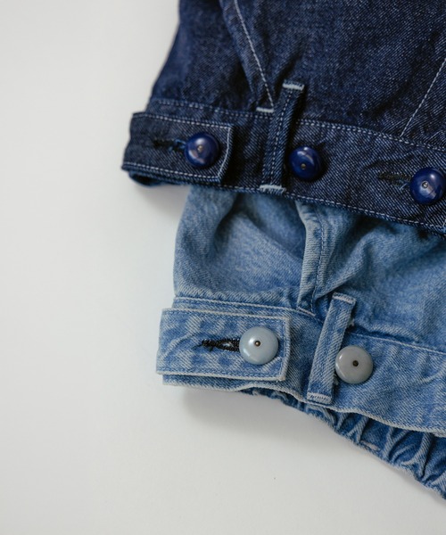 KURO(クロ)の「【KURO for SALON(クロ)】別注EASY TUCK DENIM INDIGO / デニムパンツ(デニムパンツ・レディース・ネイビー・1/0)」の22枚目の写真