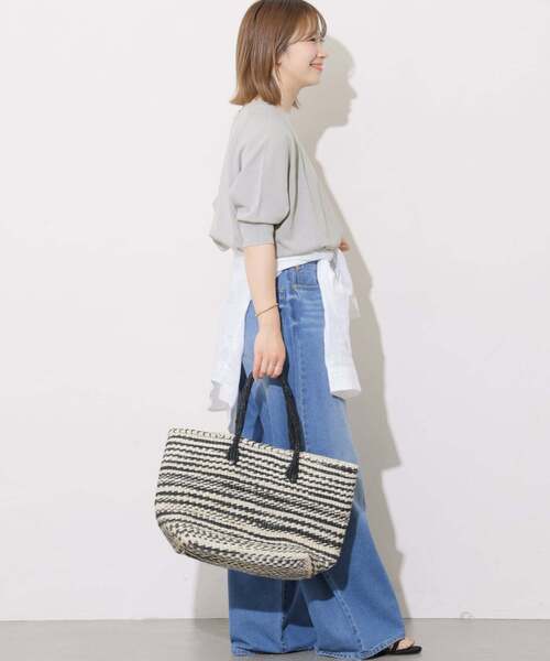 JOURNAL STANDARD relume(ジャーナルスタンダード レリューム)の「《WEB限定追加》接触冷感 / ウォッシャブルクールドルマンプルオーバー(ニット/セーター・レディース・ネイビー/ライトグレー/ブラック/グリーン/ブラウン・FREE)」の18枚目の写真