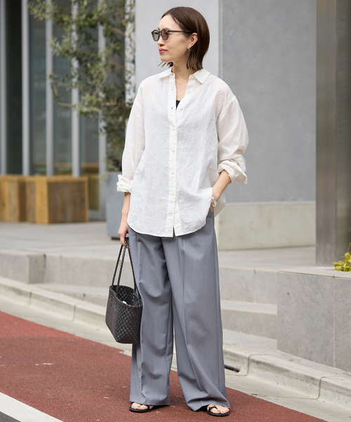 SLOBE IENA(スローブイエナ)の「《追加》NHE/ニエ ロングハンドルカゴバッグ S26004NGANGNG HA(かごバッグ・レディース・ブラック・FREE)」の9枚目の写真